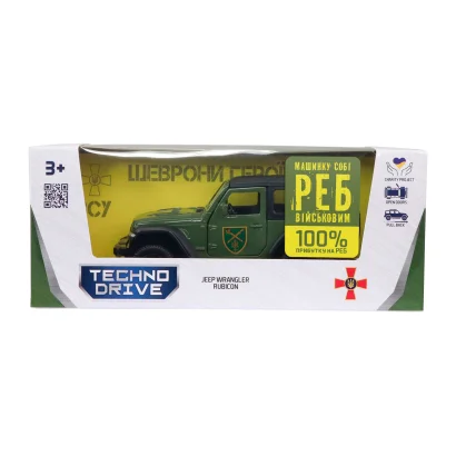 Автомодель серії &quot;Шеврони Героїв&quot; –  JEEP WRANGLER RUBICON – &quot;ОК &quot;ПІВНІЧ&quot;&quot;