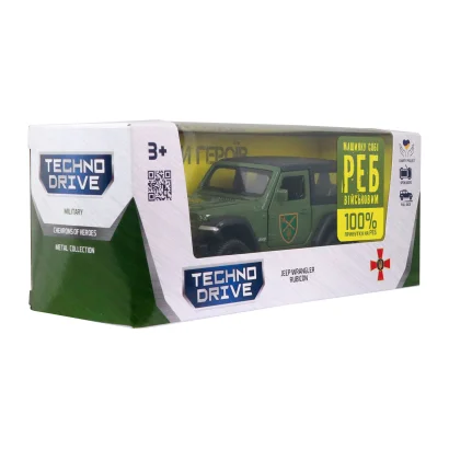 Автомодель серії &quot;Шеврони Героїв&quot; –  JEEP WRANGLER RUBICON – &quot;ОК &quot;ПІВНІЧ&quot;&quot;