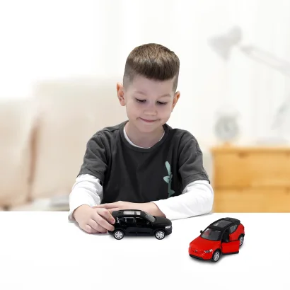 Автомодель &ndash; VOLVO XC40 (червоний, чорний)
