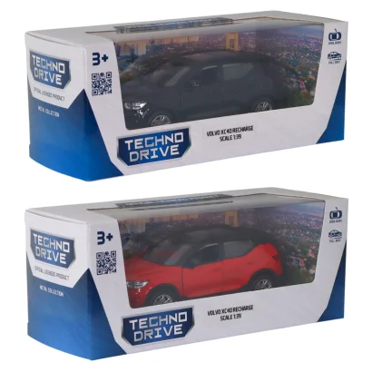 Автомодель &ndash; VOLVO XC40 (червоний, чорний)