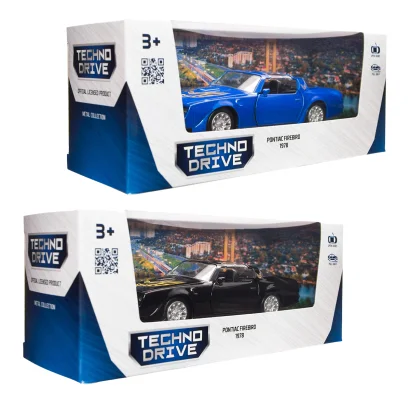 Автомодель - PONTIAC FIREBIRD 1978 (чорний, синій)