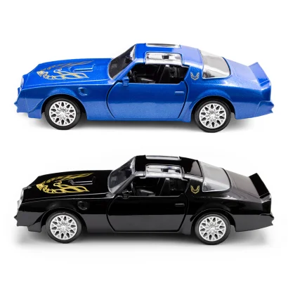 Автомодель - PONTIAC FIREBIRD 1978 (чорний, синій)