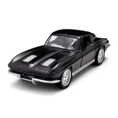 Автомодель - CHEVROLET CORVETTE SPLIT WINDOW 1963 (матовий чорний)