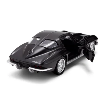 Автомодель - CHEVROLET CORVETTE SPLIT WINDOW 1963 (матовий чорний)