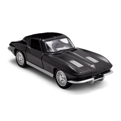 Автомодель - CHEVROLET CORVETTE SPLIT WINDOW 1963 (матовий чорний)