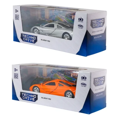 Автомодель - MCLAREN F1 1992 (сірий, помаранчевий)