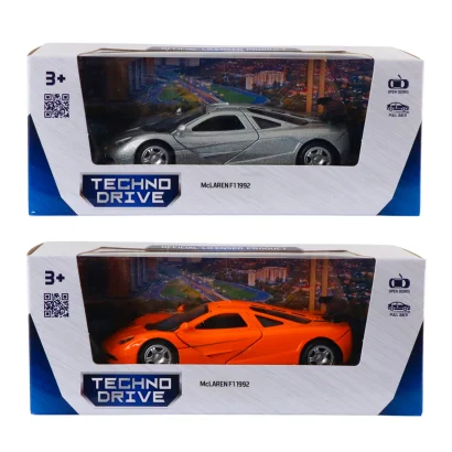 Автомодель - MCLAREN F1 1992 (сірий, помаранчевий)