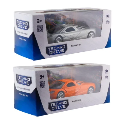 Автомодель - MCLAREN F1 1992 (сірий, помаранчевий)