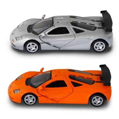 Автомодель - MCLAREN F1 1992 (сірий, помаранчевий)