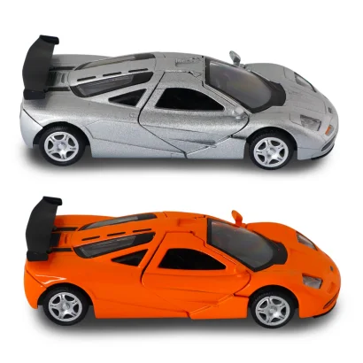 Автомодель - MCLAREN F1 1992 (сірий, помаранчевий)