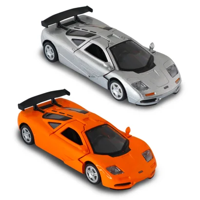 Автомодель - MCLAREN F1 1992 (сірий, помаранчевий)