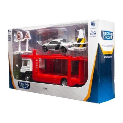 Ігровий набір &ndash; АВТОПЕРЕВІЗНИК SCANIA (автоперевізник, машина, аксес.)