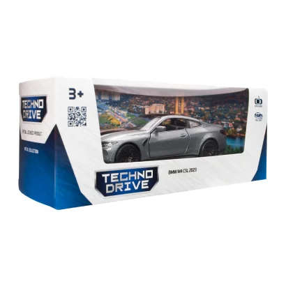 Автомодель &ndash; BMW M4 CSL 2023 (сірий)