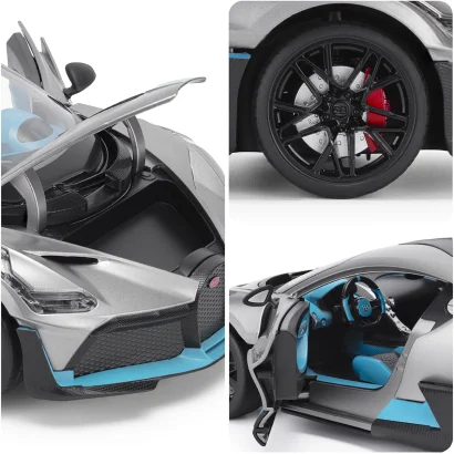 Автомодель - BUGATTI DIVO (сірий, 1:18)