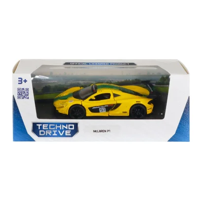 Автомодель - MCLAREN P1 (жовтий, 1:43)