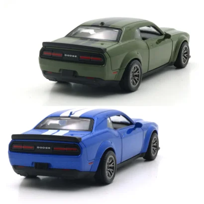 Автомодель - DODGE CHALLENGER SRT JAILBREAK 2022 (синій, зелений)