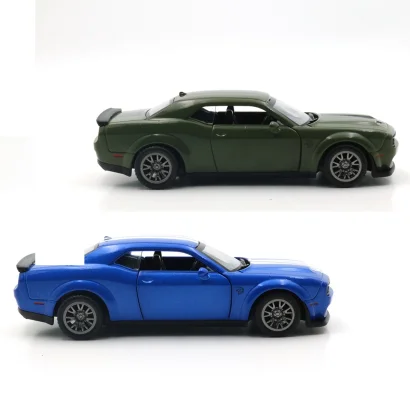 Автомодель - DODGE CHALLENGER SRT JAILBREAK 2022 (синій, зелений)