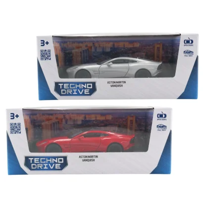 Автомодель - ASTON MARTIN VANQUISH (червоний, сріблястий)