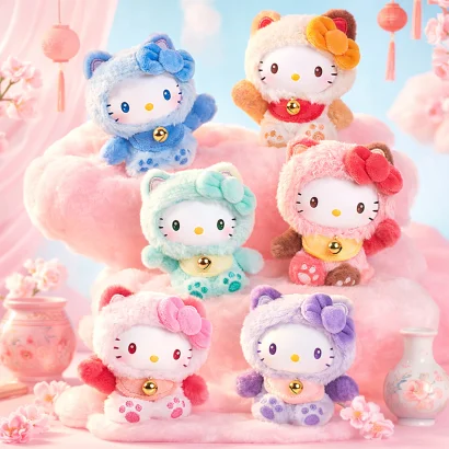 М&rsquo;яка іграшка-сюрприз на кліпсі POP TOP HELLO KITTY &ndash; КАЗКОВІ БАЖАННЯ