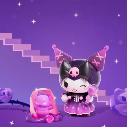 Фігурка-сюрприз POP TOP KUROMI &amp; MY MELODY &ndash; КВІТКОВА ТАЄМНИЦЯ (в ас.)