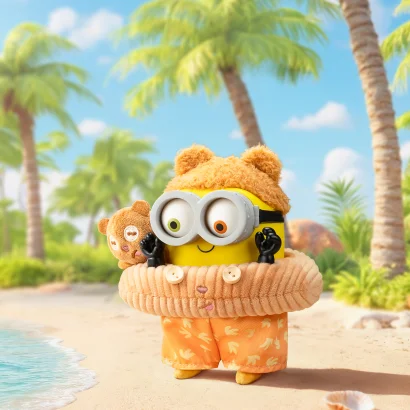 Колекційна м'яка іграшка з кільцем РOP TOP 52Toys серії "Bob &amp; Tim" - ПОСІПАКИ (у дисп., в ас.)