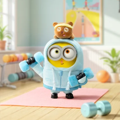 Колекційна м'яка іграшка з кільцем РOP TOP 52Toys серії "Bob &amp; Tim" - ПОСІПАКИ (у дисп., в ас.)