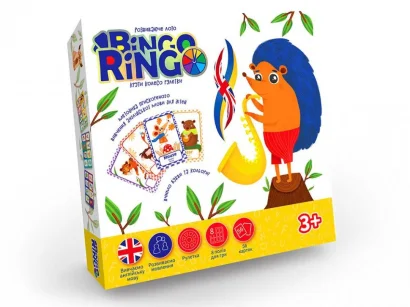 Дитяча настільна гра &quot;Bingo Ringo&quot; GBR-01-01EU укр /англ мовами