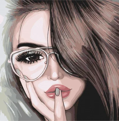 Картина за номерами. Art Craft &quot;Мрійливий погляд&quot; 40 * 40 см 10232-AC