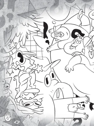 Дитяча розфарбовка з наклейками. Герої: Дісней, Гравіті Фолз, Мейбл і Пухля 1271014