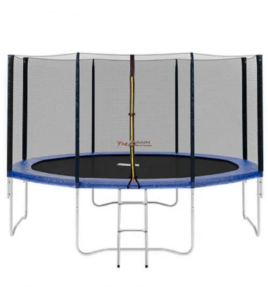 Дитячий батут із захисною сіткою MS 0822 на пружинах
