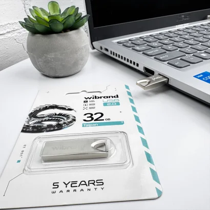 Флеш-накопичувач Wibrand USB 2.0 Taipan 32Gb Silver