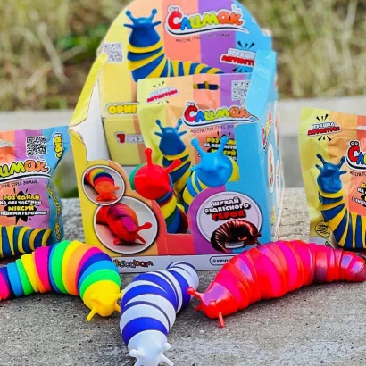 Колекційна іграшка-антистрес – СЛИМАК (у диспл.)