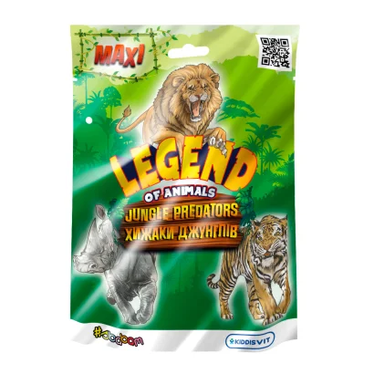 Стретч-іграшка у вигляді тварини серії "LEGEND OF ANIMALS МАКСІ" &ndash; ХИЖАКИ ДЖУНГЛІВ (у диспл.)