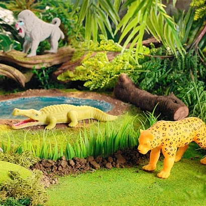 Стретч-іграшка у вигляді тварини серії &quot;LEGEND OF ANIMALS МАКСІ&quot; – ХИЖАКИ ДЖУНГЛІВ (у диспл.)