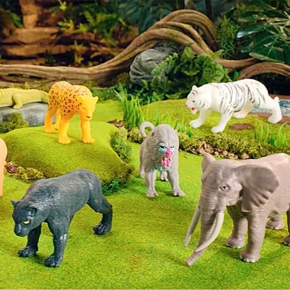 Стретч-іграшка у вигляді тварини серії &quot;LEGEND OF ANIMALS МАКСІ&quot; – ХИЖАКИ ДЖУНГЛІВ (у диспл.)