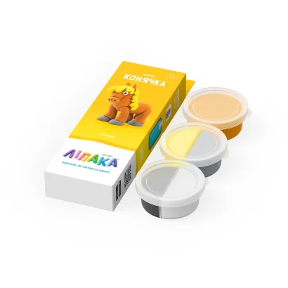 Набір пластиліну, що самостійно твердіє, ЛІПАКА – КОНЯЧКА