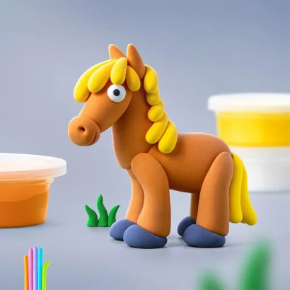 Набір пластиліну, що самостійно твердіє, ЛІПАКА – КОНЯЧКА