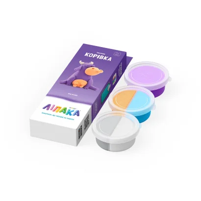 Набір пластиліну, що самостійно твердіє, ЛІПАКА &ndash; КОРІВКА