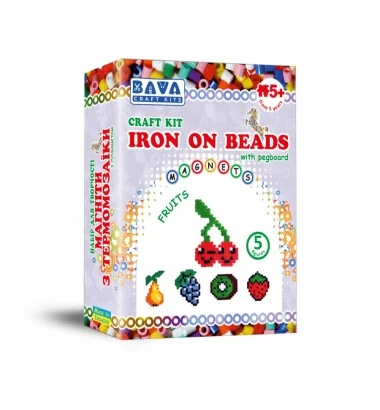 Магніти з термомозаїки "Фрукти" (TM-010) набір для творчості