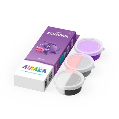 Набір пластиліну, що самостійно твердіє, ЛІПАКА – ЛІСОВІ ЗВІРІ: КАБАНЧИК