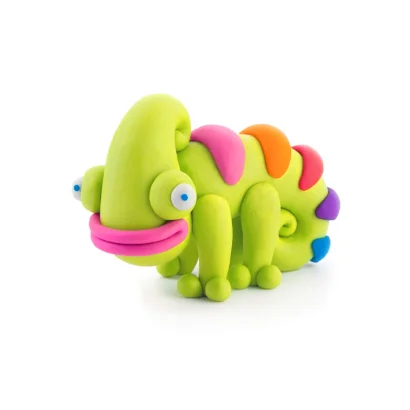 Набір пластиліну, що самостійно твердіє, ЛІПАКА - ЕКЗОТИЧНІ ТВАРИНИ: ХАМЕЛЕОН