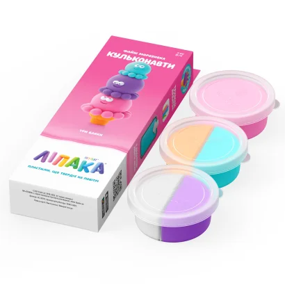 Набір пластиліну, що самостійно твердіє, ЛІПАКА &ndash; ФАЙНІ МОРОЗИВКА: КУЛЬКОНАВТИ