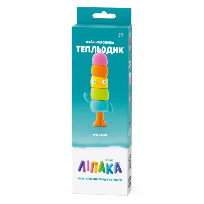 Набір пластиліну, що самостійно твердіє, ЛІПАКА &ndash; ФАЙНІ МОРОЗИВКА: ТЕПЛЬОДИК