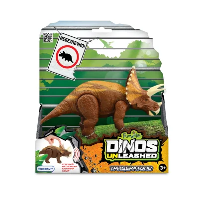 Інтерактивна іграшка DINOS UNLEASHED серії "Realistic" - ТРИЦЕРАТОПС