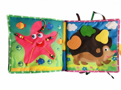 Текстильна розвиваюча книга для малят Bambini &quot;Щеня&quot; 403655