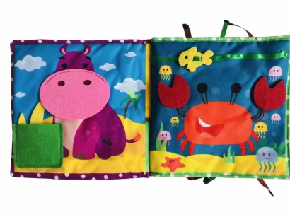 Текстильна розвиваюча книга для малят Bambini &quot;Щеня&quot; 403655