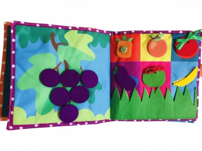 Текстильна розвиваюча книга для малят &quot;Сонечко&quot; 403686