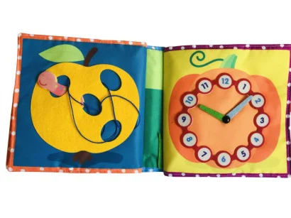 Текстильна розвиваюча книга для малят &quot;Сонечко&quot; 403686