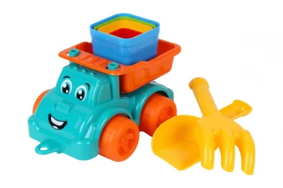 Машинка Набір для гри з піском ТехноК 7051TXK  Бірюзовий