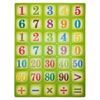 Дитячий навчальний набір магнітів "Цифри" 1151ATS для 3х років Зелений